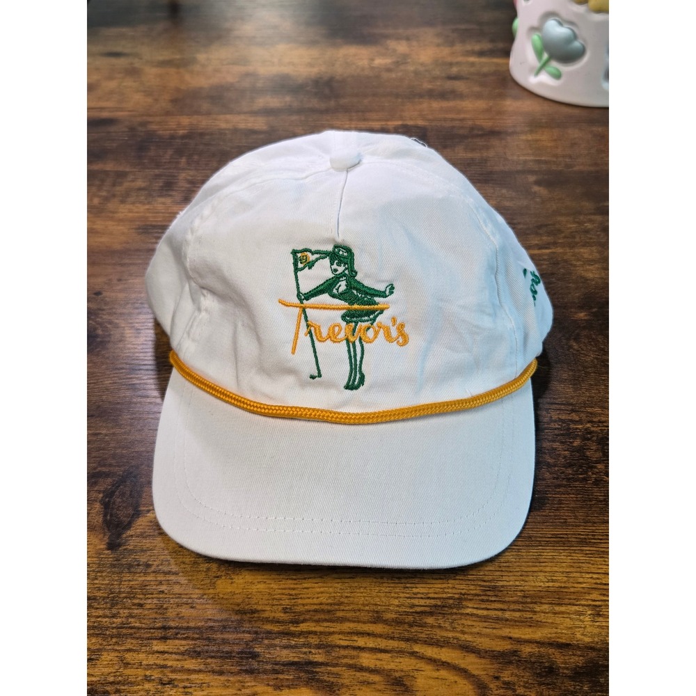 Port Authority Trevors Golf Pinup Girl Rope Hat White Snapback Cap Vintage Style